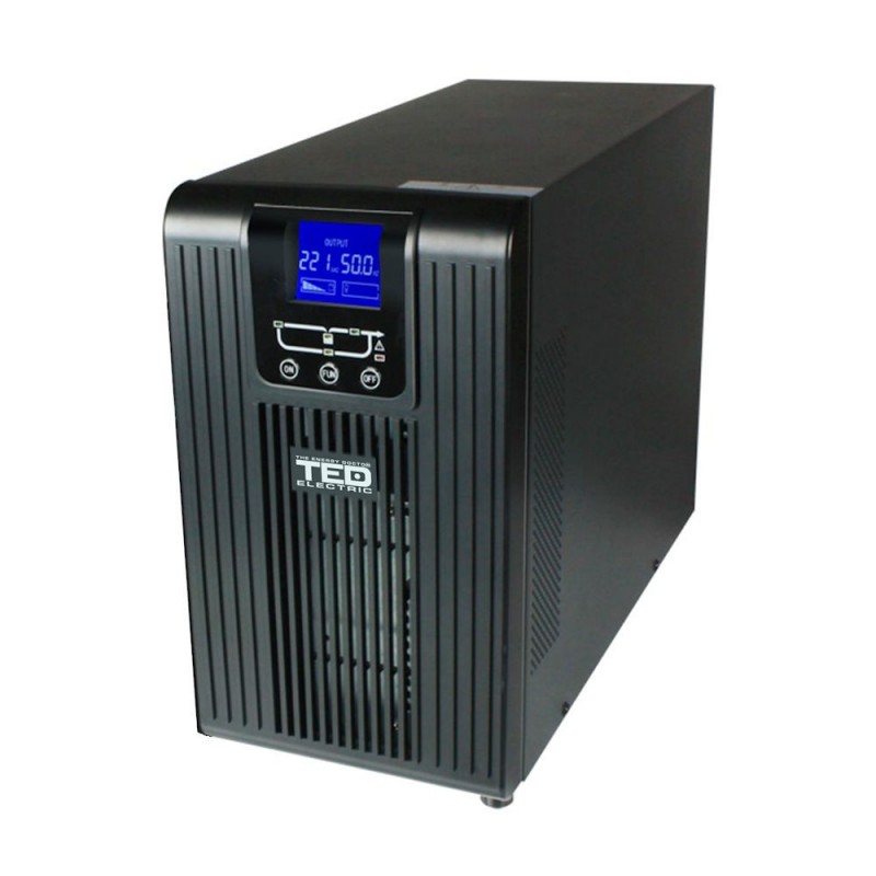 TEDUPS 1050VA / 700W online cu dubla conversie 2 iesiri IEC C13 si 1 iesire Schuko TEDUPS 1050VA / 700W online cu dubla conversie 2 iesiri IEC C13 si 1 iesire Schuko