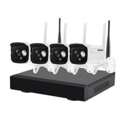 Sisteme de supraveghere SISTEM SUPRAVEGHERE VIDEO IP WIRELESS NVR 4 CAMERE SH024 SRICAM NVS001 Sricam