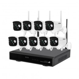 Sisteme de supraveghere SISTEM SUPRAVEGHERE VIDEO IP WIRELESS NVR 9 CAMERE SH024 SRICAM NVS002 Sricam