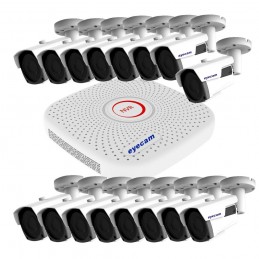 Sisteme de supraveghere Sistem supraveghere video IP 16 camere exterior Starvis 60m 1080P Eyecam Eyecam