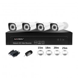 Sisteme de supraveghere Sistem supraveghere video IP 4 canale Aevision NK5004P-5MP AEVISION