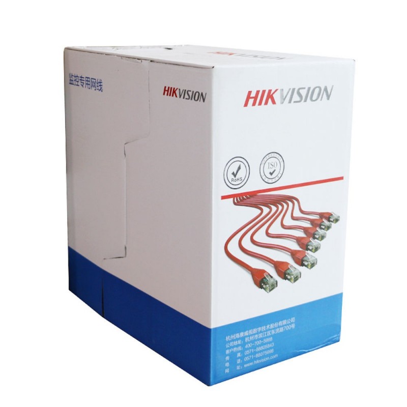 HIKVISIONCablu UTP CAT 5E Hikvision DS-1LN5E-E/E HIKVISIONCablu UTP CAT 5E Hikvision DS-1LN5E-E/E