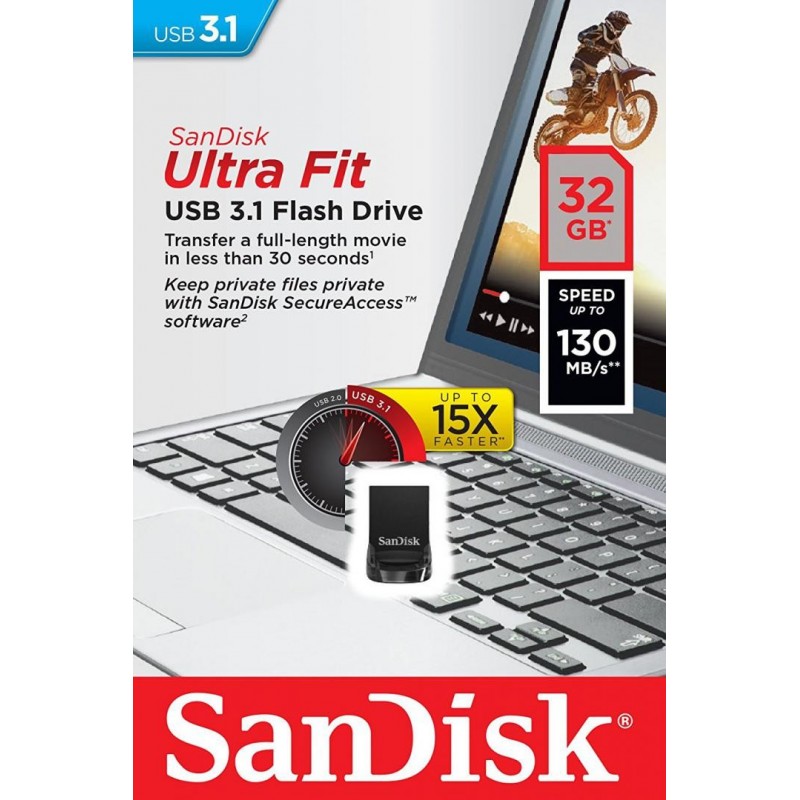 USB Memory Stick USB 32GB SANDISK SDCZ430-032G-G46 SANDISK USB Memory Stick USB 32GB SANDISK SDCZ430-032G-G46 SANDISK