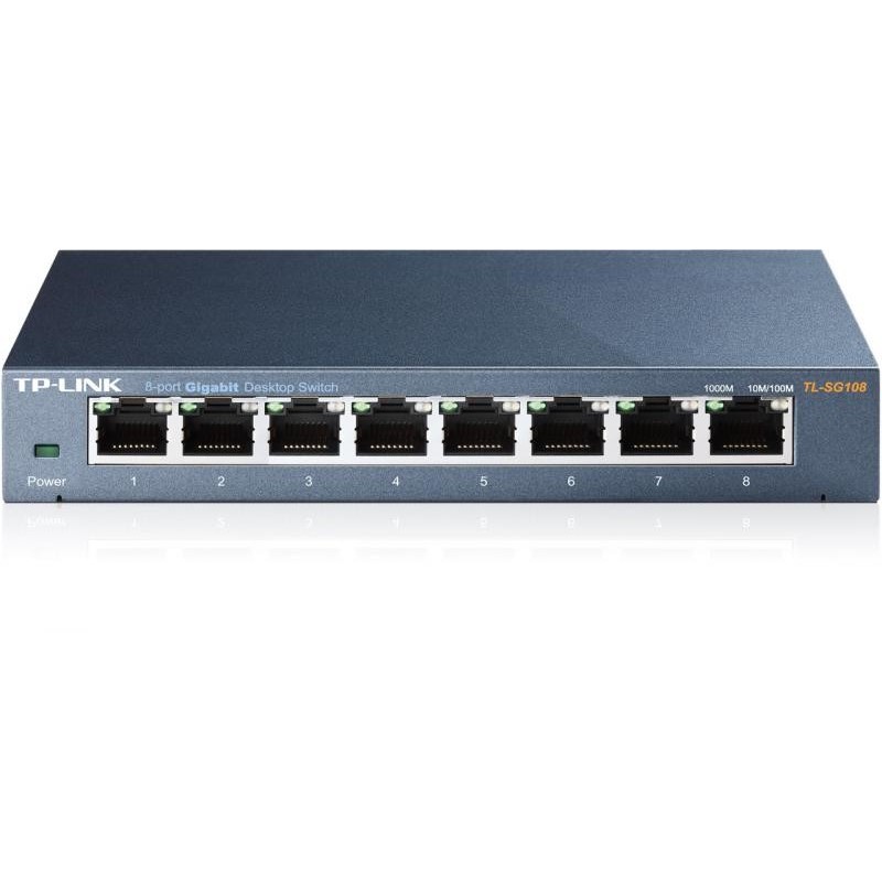 Switch TPL SW 8P-GB UNMNGD DESK METAL TP-LINK Switch TPL SW 8P-GB UNMNGD DESK METAL TP-LINK