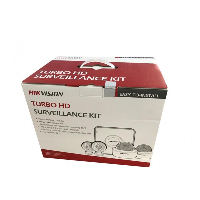Sisteme supraveghere Hikvision KIT HK DS-J142I DVR 3MP + 4CAMERE 3.6MM HIKVISION