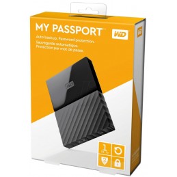 HDD extern EHDD 1TB WD 2.5 MY PASSPORT BLACK WD