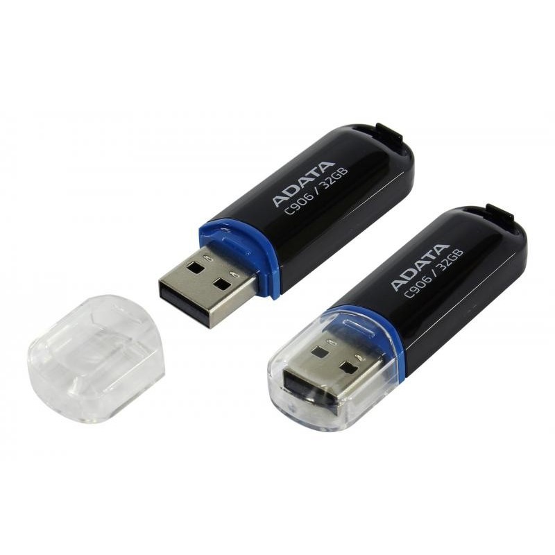 USB Memory Stick USB 32GB ADATA AC906-32G-RBK ADATA USB Memory Stick USB 32GB ADATA AC906-32G-RBK ADATA