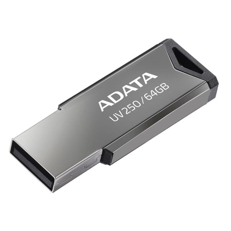 ADATAADATA USB 64GB 2.0 UV250 SILVER ADATAADATA USB 64GB 2.0 UV250 SILVER