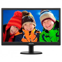 Monitoare  Monitor 19.5" PHILIPS 203V5LSB26, 1600*900, TN, 16:9, WLED, 5 ms, 200 cd/m2, 90/50, 600:1, D-SUB, VESA, Kensington...