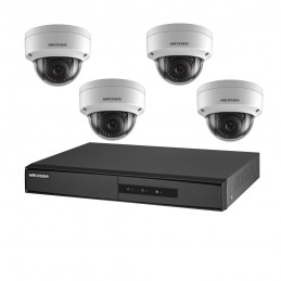 Sisteme supraveghere Hikvision KIT IP 4X IP CAM DOME 1XNVR 1XHDD1TB POE HIKVISION