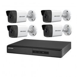 Sisteme supraveghere Hikvision KIT IP 4X IPCAMBULLET 1XNVR 1XHDD1TB POE HIKVISION