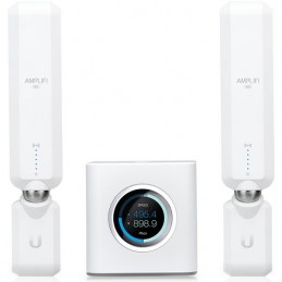 UBIQUITIUbiquiti AmpliFi HD (High-Density) Home Wi-Fi System, with 1x HD Mesh Router + 2x HD Meshpoints, Wi-Fi/Gigabit Ethern...