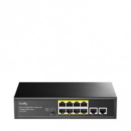 CUDY 8-Port 10/100M PoE+...