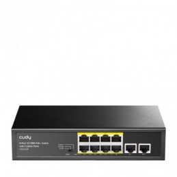 CUDY 8-Port 10/100M PoE+...