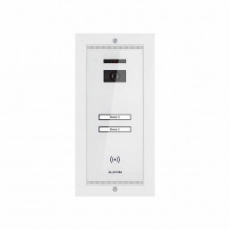 ELECTRAPanou video exterior Electra Smart pentru 2 familii incastrat alb