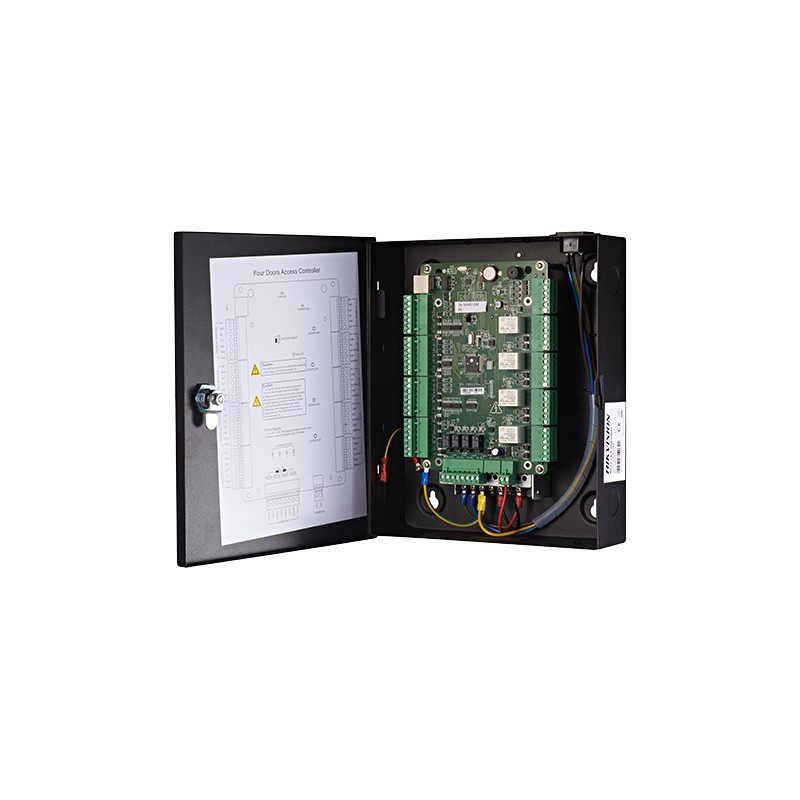 Centrala de control acces pentru 4 usi unidirectionale, conexiune TCP/IP -HIKVISION DS-K2804 Centrala de control acces pentru 4 usi unidirectionale, conexiune TCP/IP -HIKVISION DS-K2804