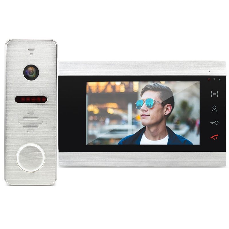 Kit Videointerfon AHD Morningtech HD 7” Slot Card - Negru Kit Videointerfon AHD Morningtech HD 7” Slot Card - Negru
