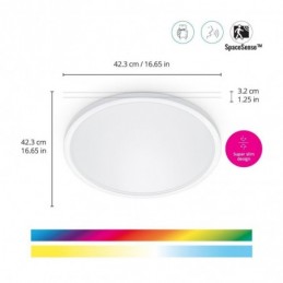 SUPERSLIM WIZ CEILING 22W W...